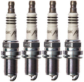 NGK LKAR6AIX-11 Iridium IX spark plug tip closeup showing the fine Iridium tip for precise ignition and durability.