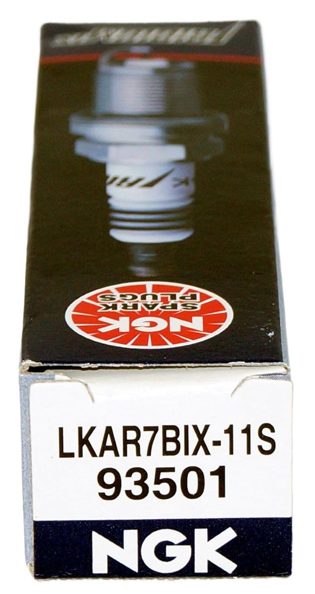 NGK LKAR7BIX-11S iridium alloy closeup emphasizing high heat resistance