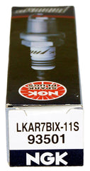 NGK LKAR7BIX-11S iridium alloy closeup emphasizing high heat resistance