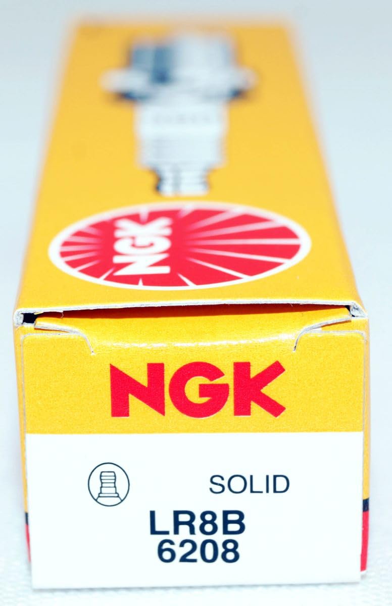 NGK LR8B brand logo close-up ensures authenticity