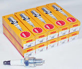 NGK LR8B spark plug close-up showing sturdy electrode design for reliable ignition