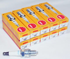 NGK LR8B spark plug close-up showing sturdy electrode design for reliable ignition