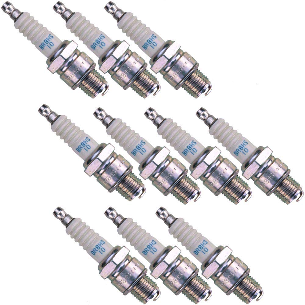 NGK BR8HS-10 marine spark plug product shot ensures reliable ignition for boats.
