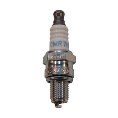 NGK 3066 spark plug side view; direct replacement part.