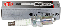NGK BKR5E-11 spark plug side view highlights robust build for longevity.