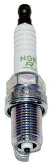 NGK BKR5E-11 spark plug image emphasizes heat-resistant design for durability.