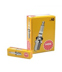 NGK BPMR7A spark plug close-up highlighting a robust electrode for reliable ignition.