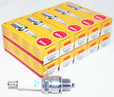 NGK BPR6HS spark plug 10-pack front view, ready for quick maintenance tasks.