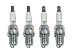 NGK BR9ECMIX spark plug set of four, ready for direct replacement in compatible engines