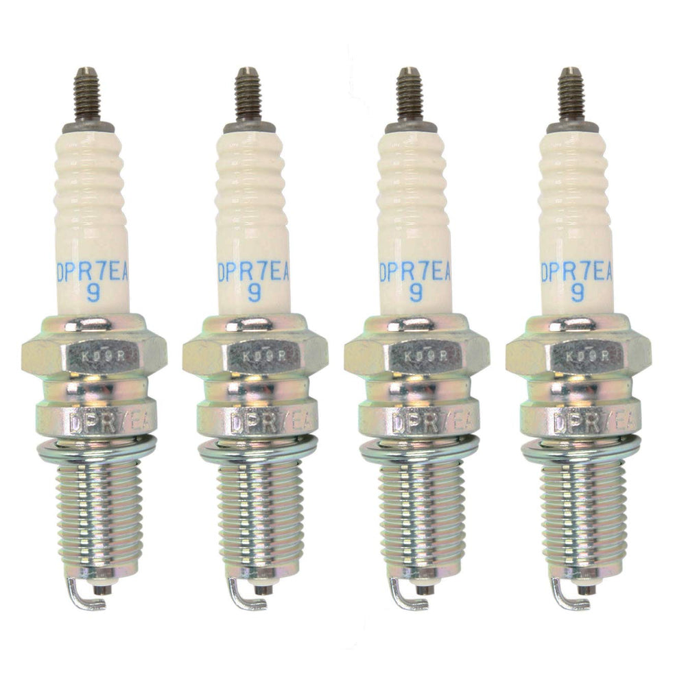 NGK DPR7EA-9 spark plug front view for reliable ignition and OEM-grade performance