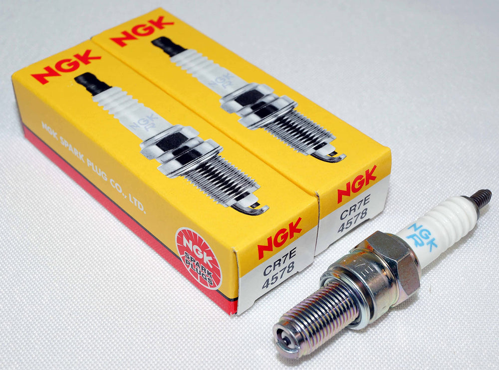 NGK spark plug set 4578 2-pack ready for reliable ignition.