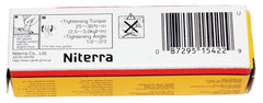 NGK standard spark plug packaging label with brand and part number