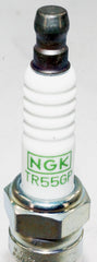 NGK TR55GP spark plug demonstrating high-heat resilience for modern engines.
