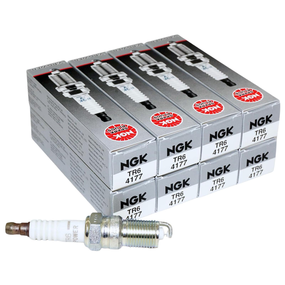 NGK TR6 spark plugs set of 8 for Corvette C5 models improve ignition reliability.
