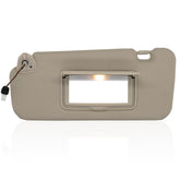 NHILES left driver side sun visor for Nissan Murano 2009-2014 in beige, enhances cabin comfort.