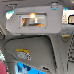 NHILES left driver sun visor Nissan Altima 2013-2018 gray, compatibility check recommended