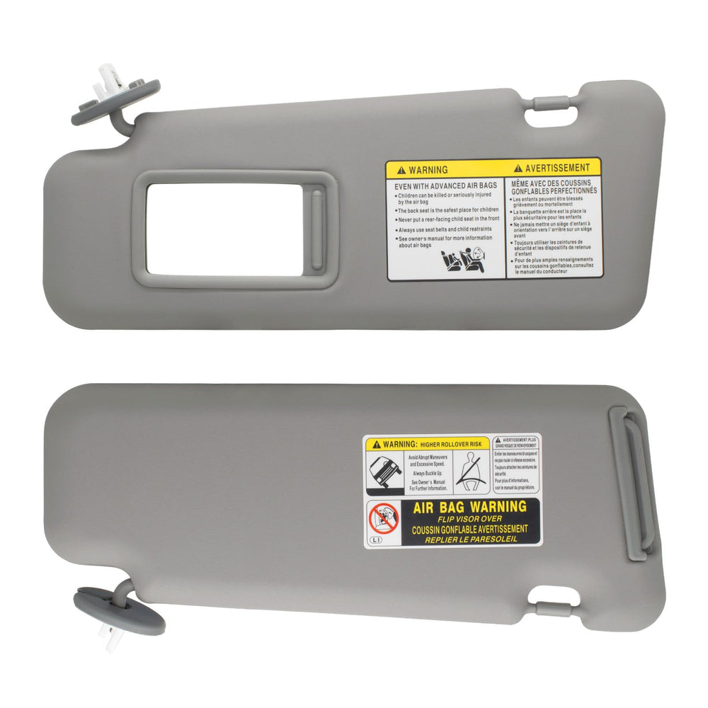 NHILES gray Highlander visor for 2008-2013 with durable build.