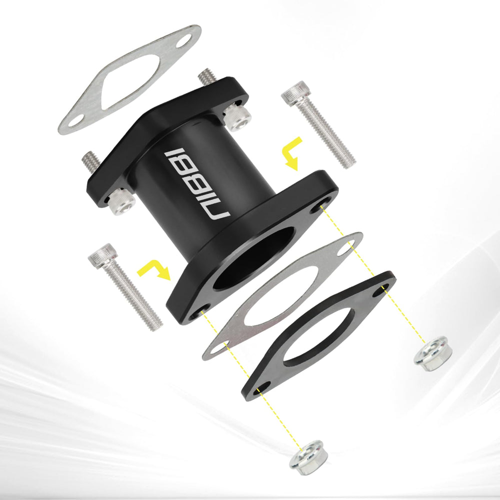 NIBBI Coleman inlet pipe mount assembly image shows precise fit for quick installation.