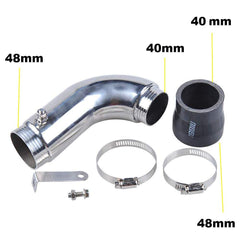Nibbi curved-aluminum-pipe-fit-body maintains fit while avoiding emission changes.