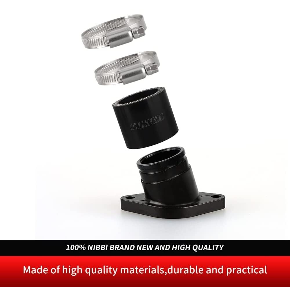 NIBBI engine connection boot demonstrating precise carb to engine fit