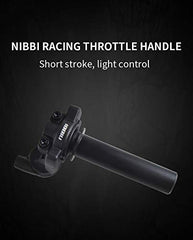 NIBBI short-stroke focus improves throttle feel for smoother acceleration on rough sections.