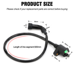 NIBBI ignition coil terminal plug highlights secure electrical connection for smooth starts.
