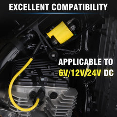 NIBBI ignition coil top view highlights compact form for easy fit