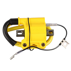 NIBBI ignition coil universal side view for 6V/12V/24V engines with rugged reliability.