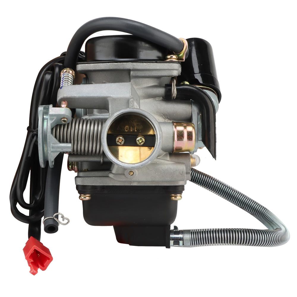 NIBBI PD26J 26mm carburetor front view with precision aluminum body for stable performance