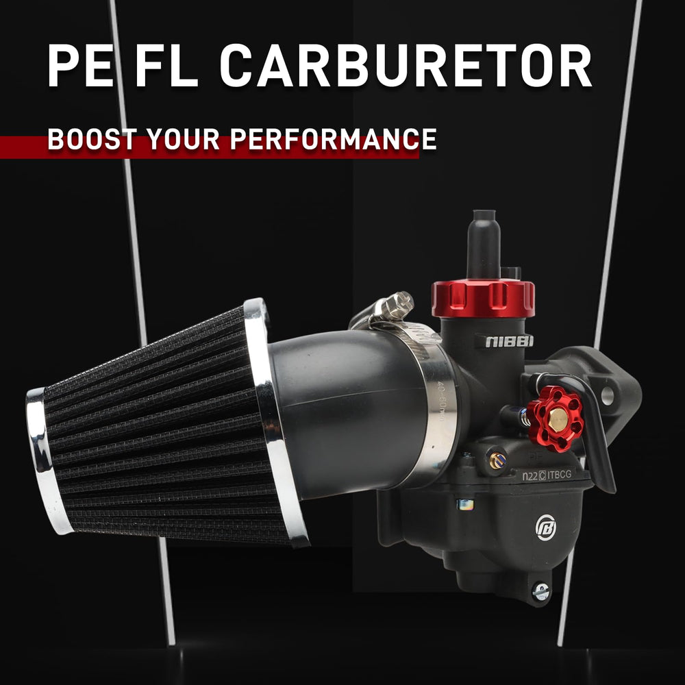 NIBBI PE22 carb jets pack photo indicates available jet options for tuning
