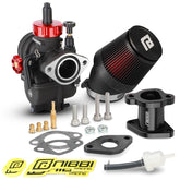 NIBBI Predator 212 carburetor kit for mini bikes enhances throttle response