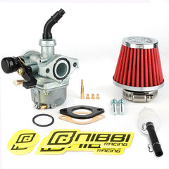 NIBBI PZ19 carburetor kit, 19mm side view, SSR Tao Tao ATV compatibility.