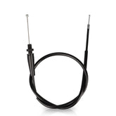 Nibbi throttle cable close-up shows durable 316 stainless steel construction