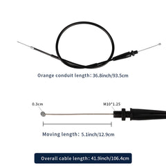 Nibbi throttle cable packaging ready for quick replacement