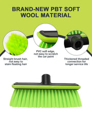 Nicecastle soft edging PVC brush head protects paint during cleaning