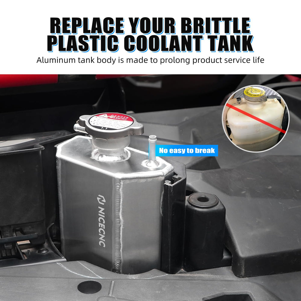 NICECNC 1.2L capacity label on aluminum reservoir