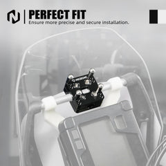 NICECNC 12mm GPS clamp compatible with xtz1200 for Garmin and phone mounts.