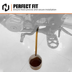 NICECNC drain hose and stopper enabling controlled flow during maintenance