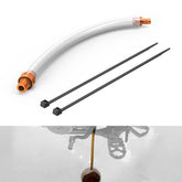NICECNC orange oil change drain tool for a clean oil change