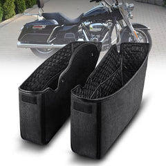 NICECNC saddlebag liner with four-side pockets organized for Harley touring tools