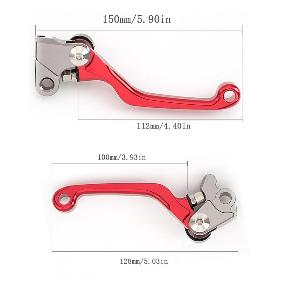 NICEDOLL red lever with titanium adapter for easy installation on CRF125F