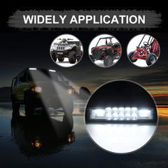 Nicerpro 6 inch LED light bar combines spot and flood beams for wider road coverage.