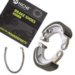 NICHE brake shoe for Honda Z50R, front view, reliable stopping performance.