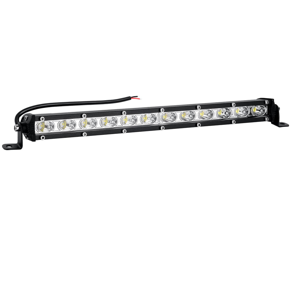 Nifeida 14-inch LED light bar front view improves nighttime visibility for off-road driving.