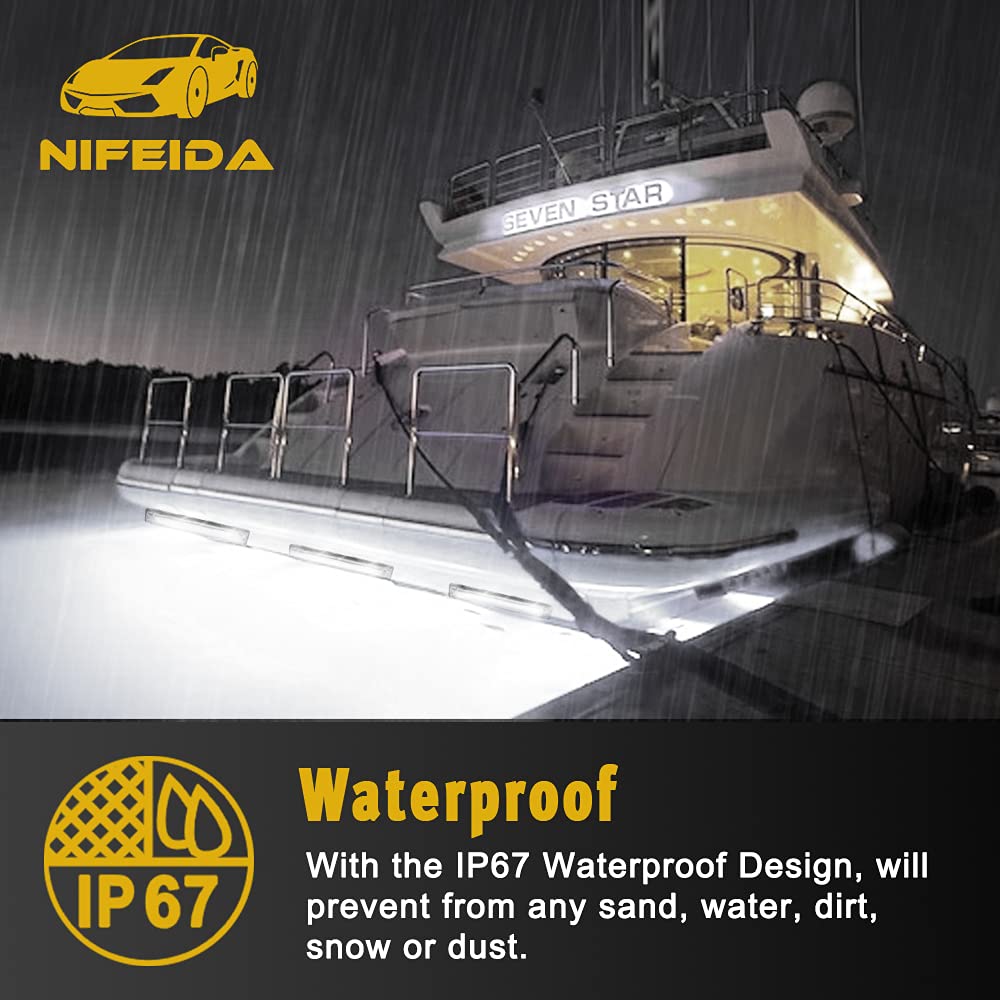 nifeida 18LED light bar enhances cabin and cargo area visibility