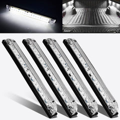nifeida 8in clear-lens 18LED light bar provides bright, even interior illumination