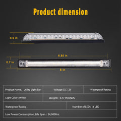 nifeida 4-pack provides versatile lighting options for multiple 12v vehicles