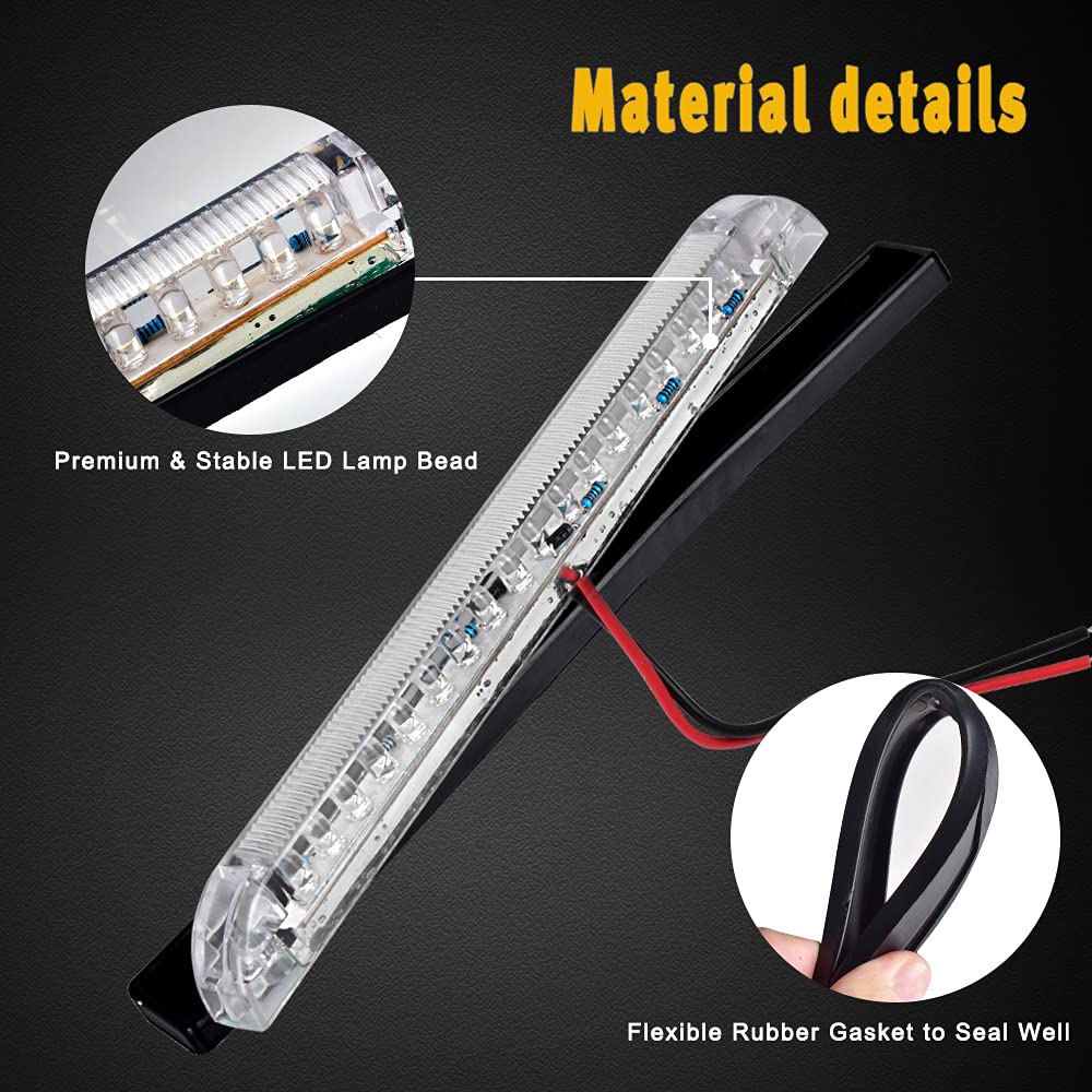 nifeida surface-mount led bar for marine dashboards and RV interiors