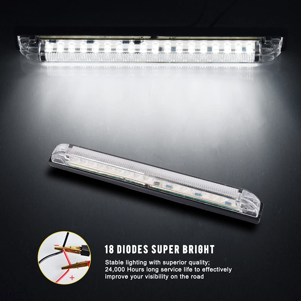 nifeida waterproof utility strip light 12v for boats and trucks resists moisture