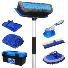 NIKCOSMK 62-inch car wash brush mop extended for roofs and high surfaces